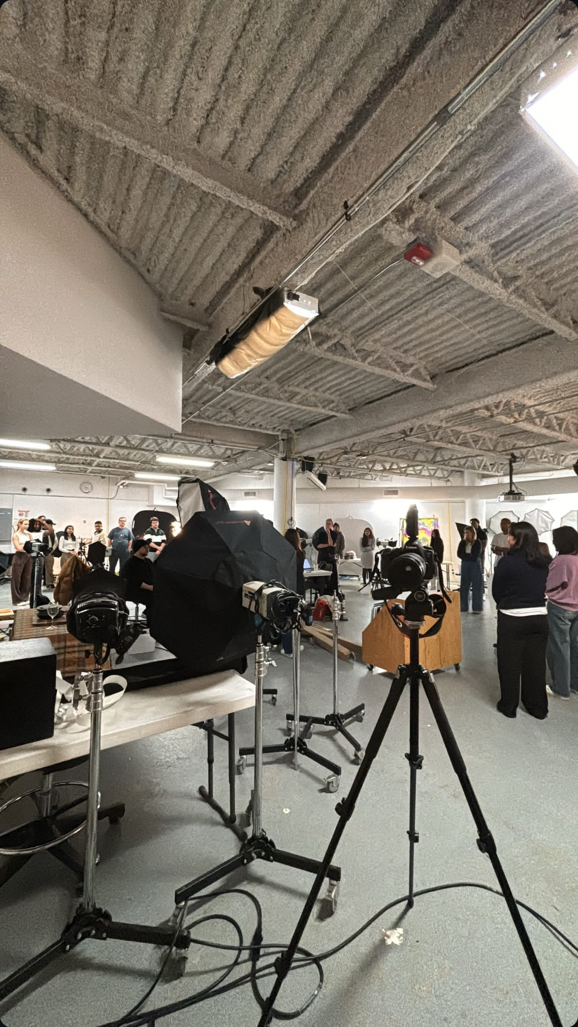 photography studio with plenty of people